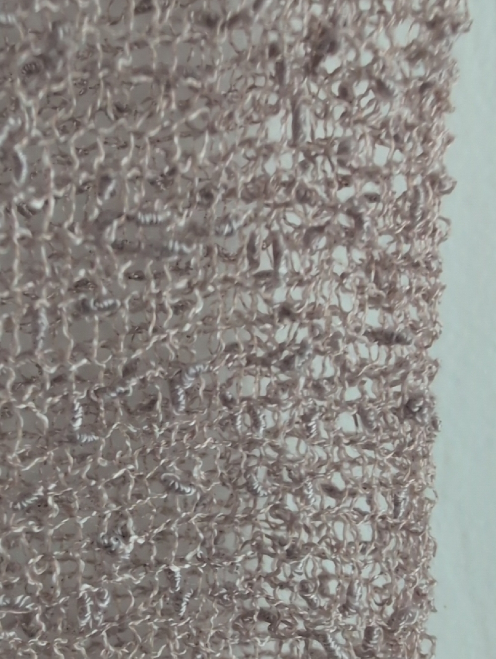 Asymmetric Taupe Knit Shrug Shawl  Poncho - Women One Size Boho Summer - Picture 9 of 12